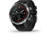 Descent Mk2, Stainless Steel with Black Band - 010-02132-10 - Garmin